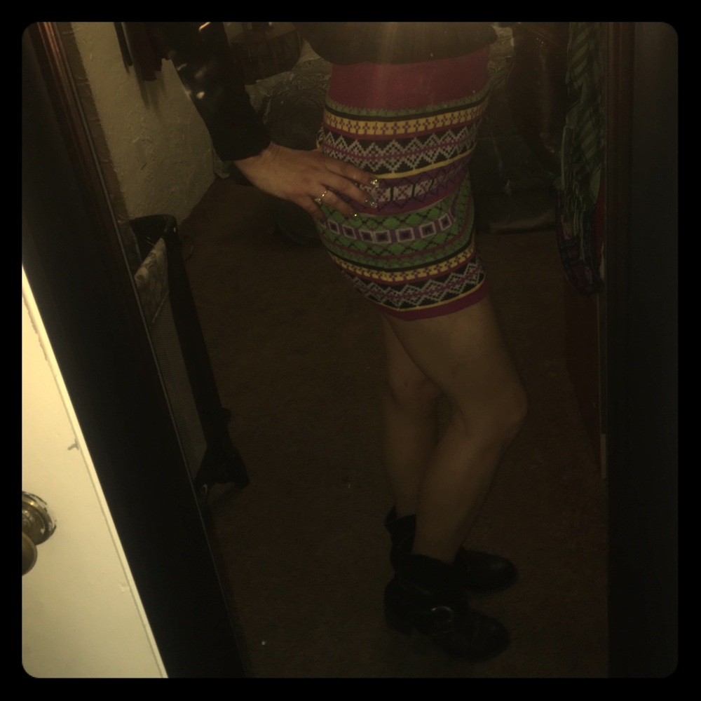 NWOT high waisted Sweater mini